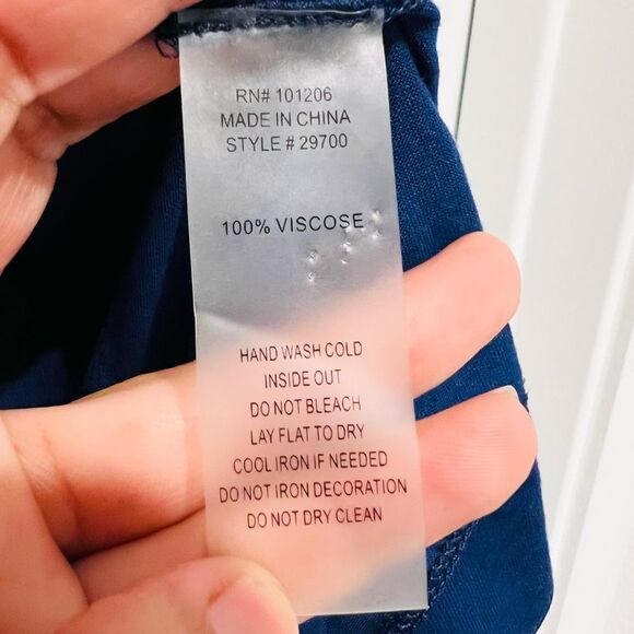 Soft Surroundings Women's Long Sleeve Tunic Asymmetrical Metallic Hem XL (18) - Picture 7 of 11